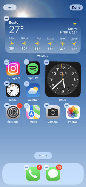 Hình ảnh Widget — Huawei nova 16s Pro Hình nền