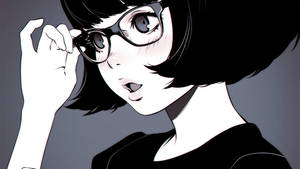 Hình nền ảnh đại diện anime cá tính của cô nàng mọt sách — Dễ thương anime girl Hình nền