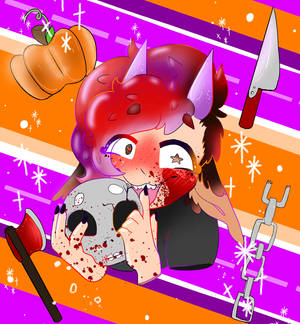 Ảnh đại diện Halloween trẻ em dễ thương cầm đầu lâu — Honor Magic V Flip 2 Hình nền