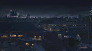 Hình ảnh Anime City — Thành phố neon Hình nền