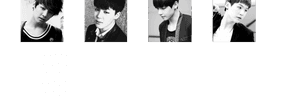 Ảnh Ghép Jimin Đen Trắng