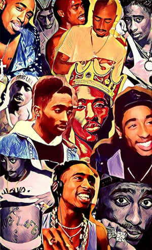 Tupac Iphone — POCO Pad M1 Hình nền