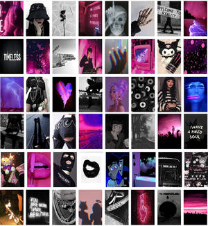 Ảnh ghép thẩm mỹ Alt Neon