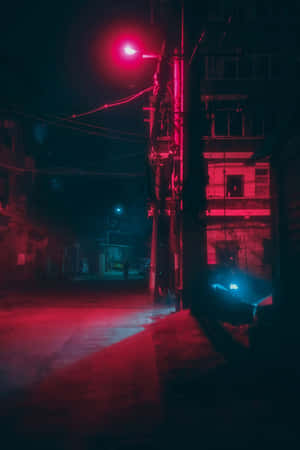 Thẩm mỹ đỏ neon — Neon Đỏ Thẩm Mỹ Hình nền