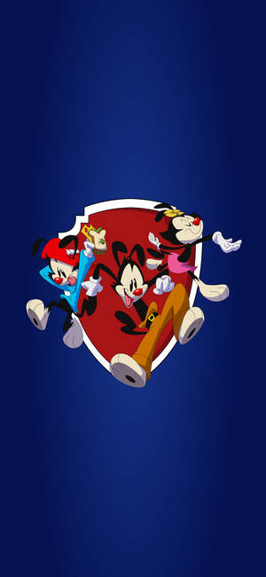 Hình nền poster giới thiệu Animaniacs — iPhone 17 Hình nền