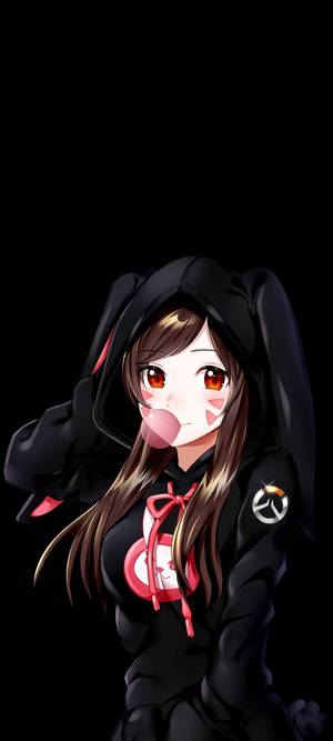 Anime Girl Oled Phone — Samsung S23 Hình nền