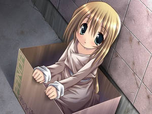 Hình nền anime kid trong hộp