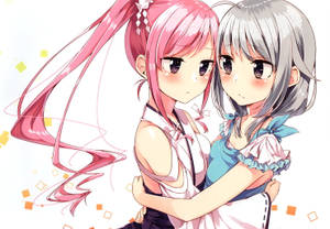 Hình nền anime lesbians yêu nhau — Anime đồng tính nữ Hình nền