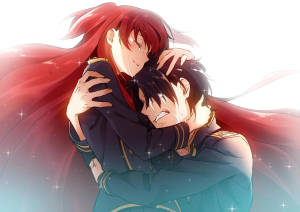 Hình nền Anime Ôm Chtholly Nota Seniorious