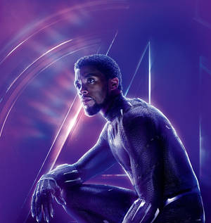 Hình nền áp phích chất lượng cao Chadwick Boseman — Galaxy Z Flip7 FE Hình nền
