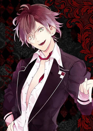 Hình nền áp phích đỏ Ayato Diabolik Lovers — OnePlus Pad Go 2 Hình nền