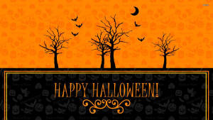 Áp phích Halloween cổ điển vui nhộn — Cổ điển Halloween Hình nền