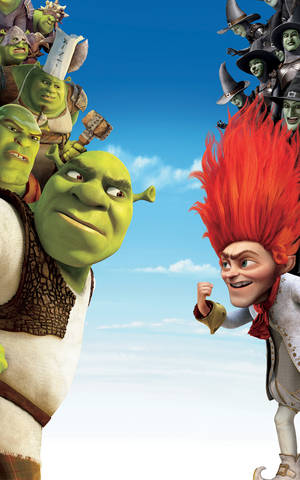 Hình nền áp phích Shrek forever after — Moto Pad 70 Groove Hình nền