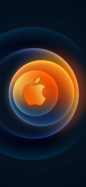 Hình nền logo Apple hình cầu iPhone 12 — iPhone 12 Hình nền