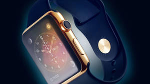 Hình nền Apple Watch viền vàng sang trọng — Apple Watch Hình nền