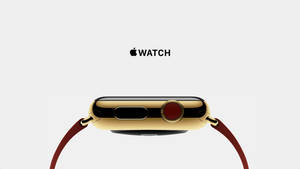 Hình nền Apple Watch viền vàng núm đỏ — Apple Watch Hình nền