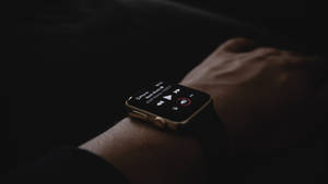 Hình nền Apple Watch với dây đeo đen tuyền — Apple Watch Hình nền