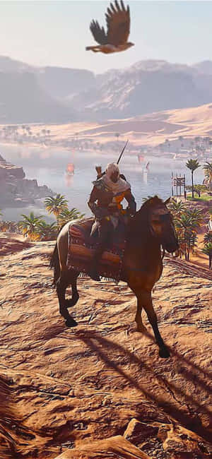 Hình nền iPhone X Assassin's Creed Origins — iPhone 12 Hình nền