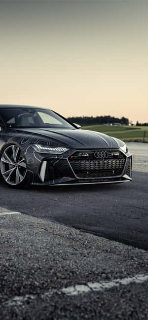 Audi đậu ấn tượng trong môi trường đô thị — OnePlus Ace Hình nền