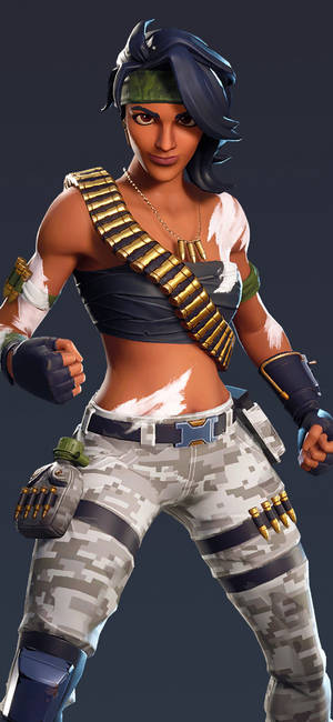 Hình nền skin Bandolette Fortnite — iPhone 14 Plus Hình nền