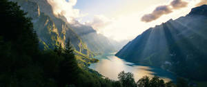 Hình nền núi bang Glarus, Thụy Sĩ.