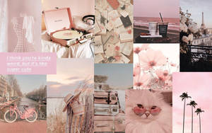Bảng Mood Board Hoàng Hôn Pastel Dễ Thương — Dễ thương Pastel Hình nền