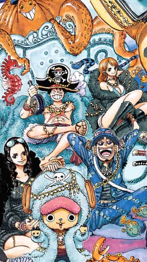 Băng Mũ Rơm — One piece điện thoại Hình nền