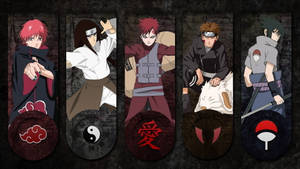 Hình nền Naruto sống động với các bảng nhân vật ngẫu nhiên — Naruto shippuden GIF Hình nền