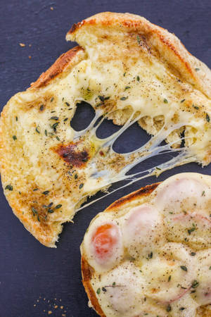 Hình nền bánh mì tỏi phô mai — 2:3 Hình nền