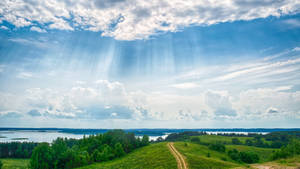 Hình nền bầu trời trong xanh Belarus