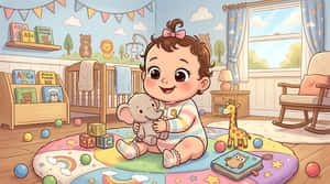 em bé,phòng trẻ em,hoạt hình,minh họa,trẻ em,phòng,nội thất,dễ thương,đồ chơi,trẻ sơ sinh,trẻ mới biết đi,phòng chơi,pastel,nhân vật,thú nhồi bông,voi,cũi,khối xếp hình,thiết kế,nền