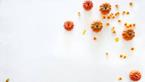 Bí ngô Halloween nhỏ xinh thẩm mỹ — Dễ thương phong cách halloween Hình nền