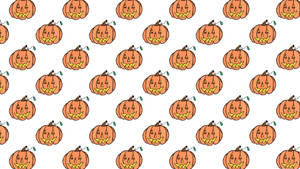 Bí ngô Halloween cổ điển dễ thương — Dễ thương phong cách halloween Hình nền