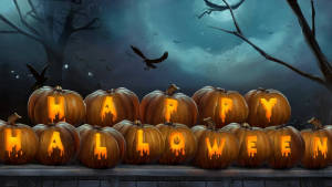 Bí ngô Halloween cổ điển — Cổ điển Halloween Hình nền