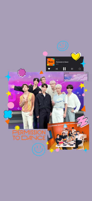 BTS Permission To Dance — iPhone Xs Hình nền