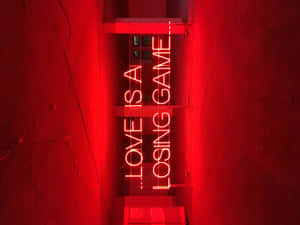 Phong cách đỏ neon — Neon Đỏ Thẩm Mỹ Hình nền