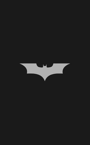 Biểu Tượng Batman Màu Xám Tối Giản iPhone — Infinix Xpad 30 Pro Hình nền
