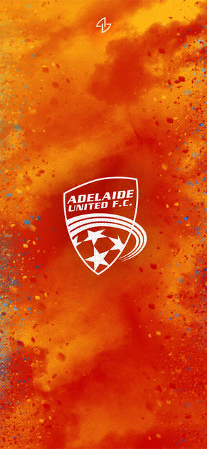 Hình nền biểu tượng câu lạc bộ bóng đá Adelaide United — iPhone 17e Hình nền