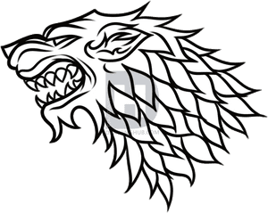 Biểu tượng Nhà Stark Game of Thrones