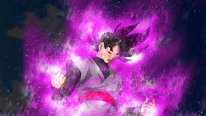 Black Goku với hào quang hồng rực — Hắc Goku Hình nền