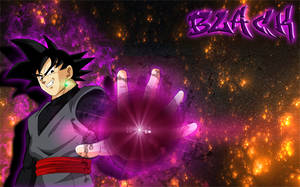 Black Goku với quả cầu hồng sẫm — Hắc Goku Hình nền