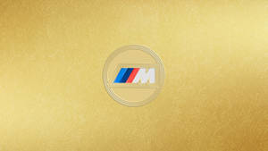 BMW M Logo Vàng — Bmw Hình nền