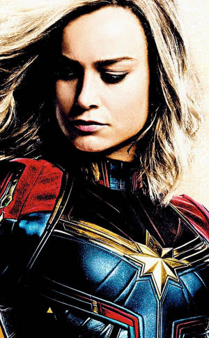 Brie Larson Captain Marvel iPhone — Galaxy Tab Active5 Pro Hình nền
