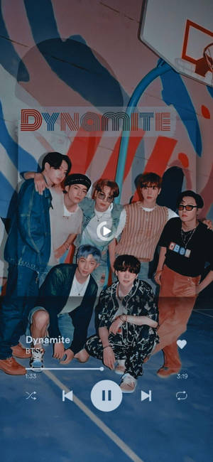 BTS 2021 Dynamite Đang Phát — 19.5:9 Hình nền