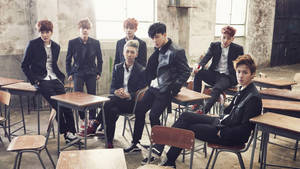 BTS Desktop Trong Lớp Học Boy In Luv — Bts máy tính Hình nền