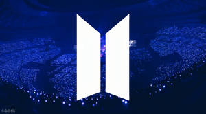 Hình nền logo BTS trong buổi hòa nhạc — Logo bts GIF Hình nền