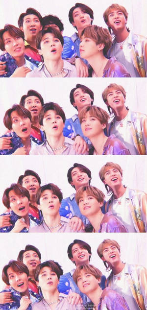 BTS Màn hình khóa Ảnh ghép Chuỗi — Galaxy S24 Hình nền
