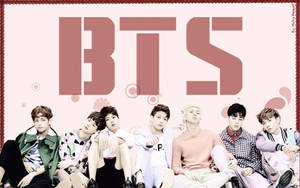 Hình nền BTS Nhóm Ảnh Màu Hồng — Bts nhóm ảnh động Hình nền
