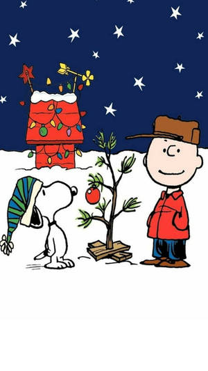 Hình nền Buổi Tối Giáng Sinh Của Snoopy — Snoopy giáng sinh Hình nền