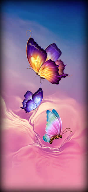 Nền Bướm — Nothing Phone (3a) Hình nền